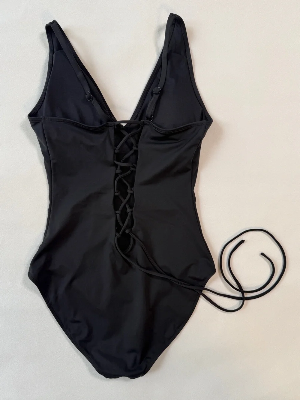 Ta3 Mega Sculpting Plungey One-Piece Swimsuit - Black - Picture 3 of 8